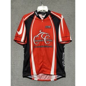 Louis Garneau Champion Cycling Jersey Mens XL Nike‎ Cliff Bar Lemonds Racing